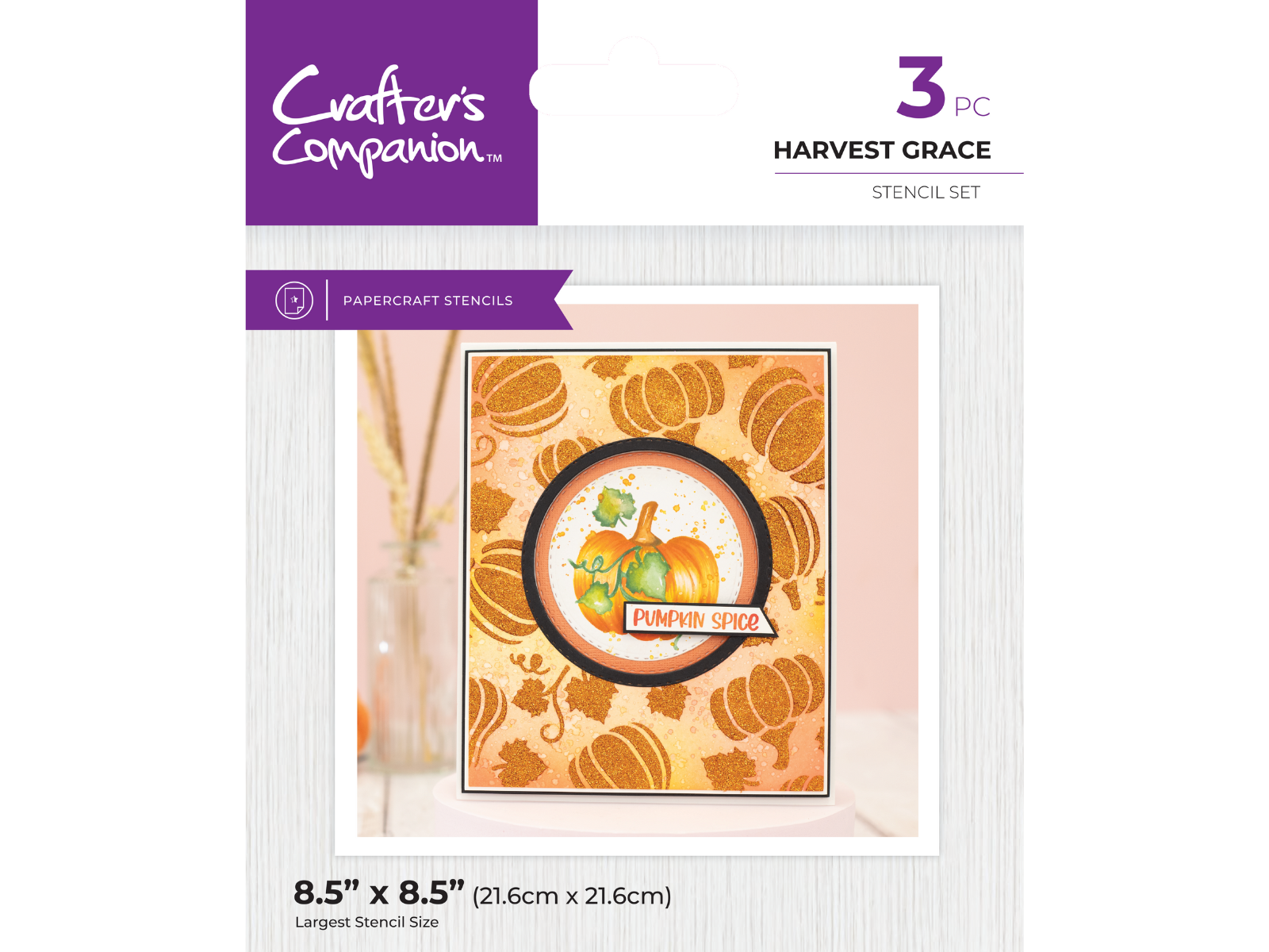 Crafter's Companion Fall Stencils Collection