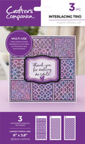 Crafter's Companion Stencil Set - Interlacing Trio