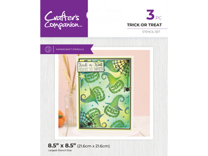 Crafter's Companion Stencil - Trick or Treat