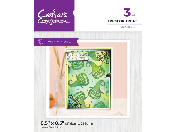 Crafter's Companion Fall Glitter Pastes & Stencils SHOWSTOPPER