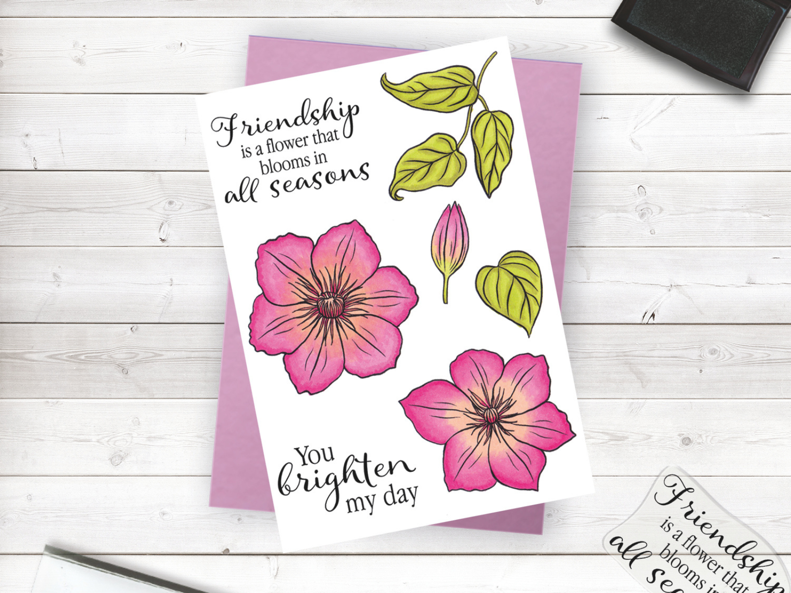 Crafter's Companion - Photopolymer Stamp - Brighten My Day