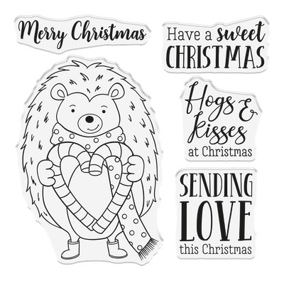 Crafter's Companion Photopolymer Stamp - Hogs and Kisses