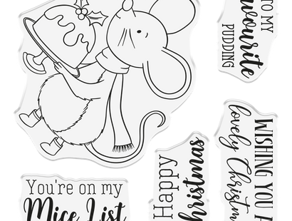 Crafter's Companion Photopolymer Stamp - You're on my Mice List