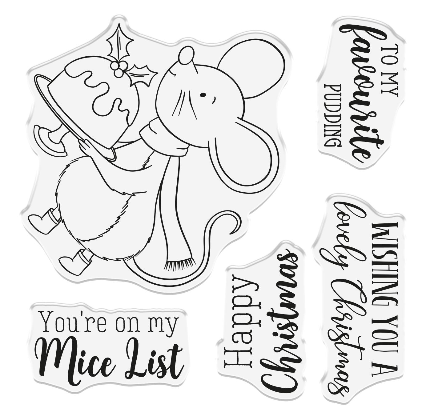 Crafter's Companion Photopolymer Stamp - You're on my Mice List