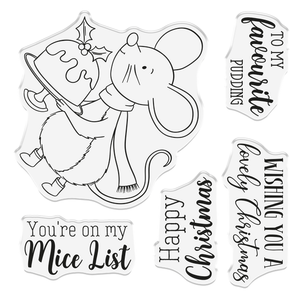 Crafter's Companion Photopolymer Stamp - You're on my Mice List