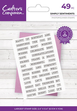 Crafter's Companion Floral Collage Stamp – Simply Sentiments