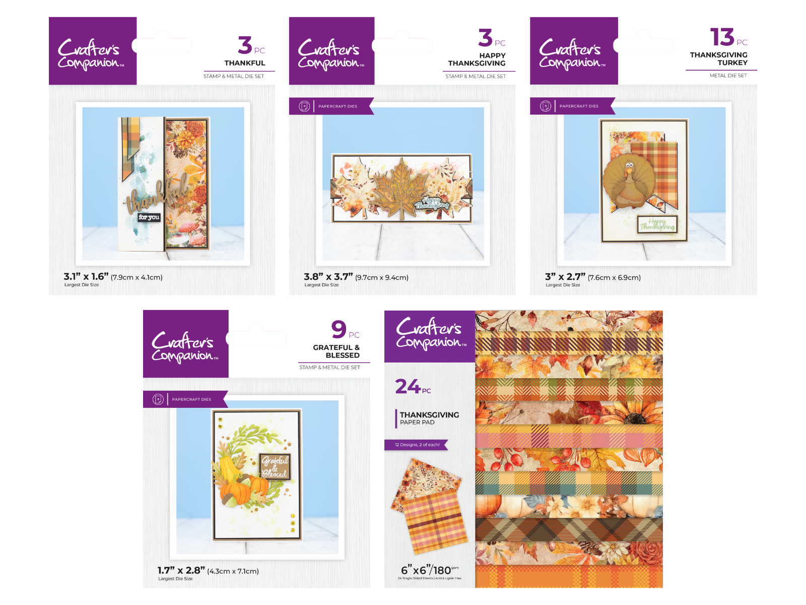 Crafter's Companion Thanksgiving Collection