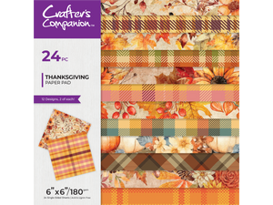 Crafters Companion Thanksgiving Collection 6” x 6” Paper Pad