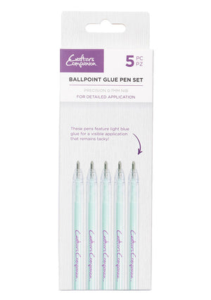 Crafter's Companion Ball Point Glue Pen Set 2pk