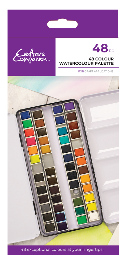 Crafter's Companion - 48 Colour Watercolour Palette