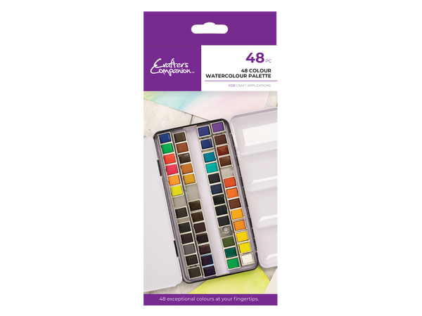 Crafter's Companion - 48 Colour Watercolour Palette