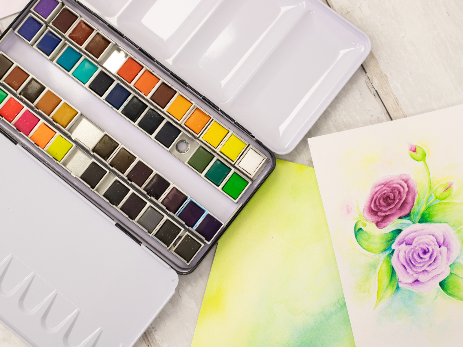 Crafter's Companion - 48 Colour Watercolour Palette