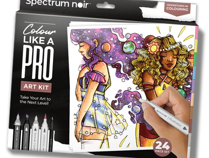 Spectrum Noir Pro Colour Art Kit - Adventures in Colouring