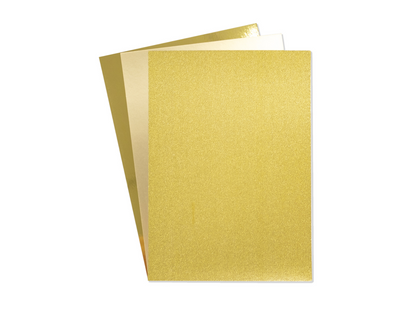 A4 Luxury Mixed Gold Card - 10 Pack