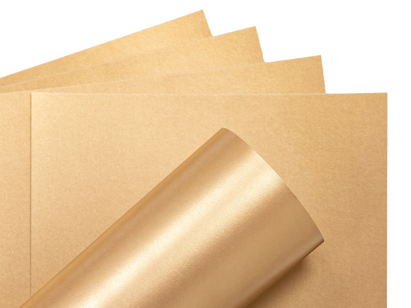 Crafter's Companion Centura Pearl Metallic A4 Single Colour 10 Sheet Pack - Bronze