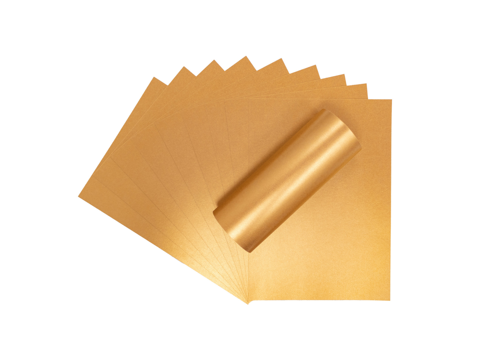 Crafter's Companion Centura Pearl Metallic A4 Single Colour 10 Sheet Pack - Copper