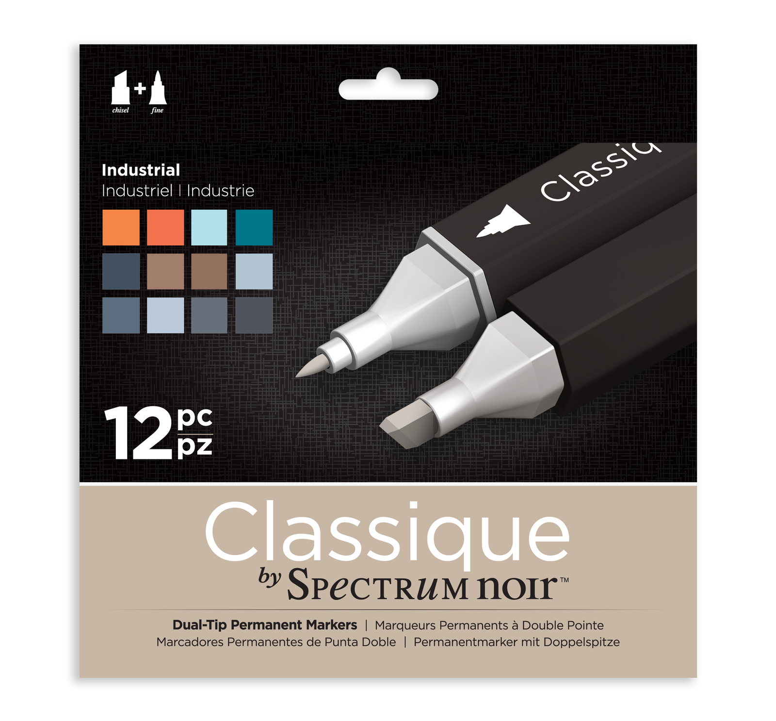 Spectrum Noir Classique (12PC) - Industrial