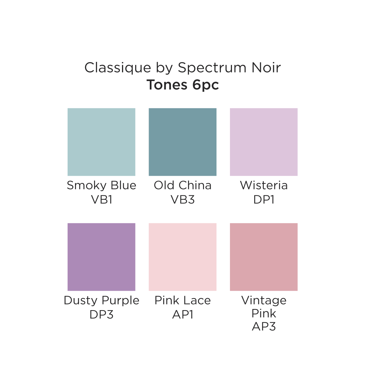 Spectrum Noir Classique (6PC) - Tones