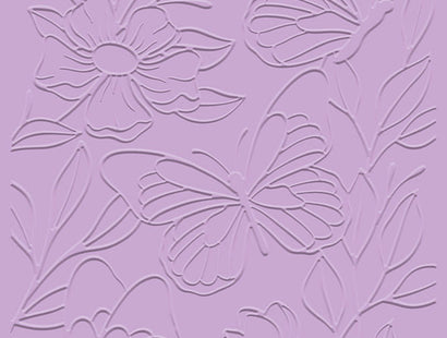 Gemini Illustrated Embossing Folder - Delightful Butterfly