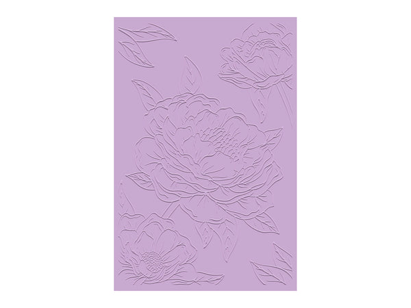 Gemini Illustrated Embossing Folder - Pretty Peonies