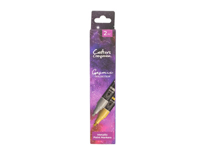 Cosmic Collection Acrylic Paint Markers - Metallic (2 Pack)