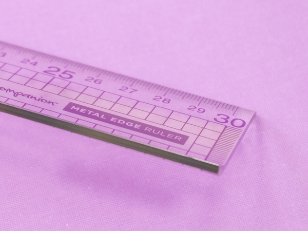 Crafter's Companion - Metal Edge Acrylic Ruler (30cm)