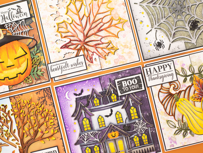 Crafter's Companion Fall & Halloween Create-a-Card SHOWSTOPPER Collection