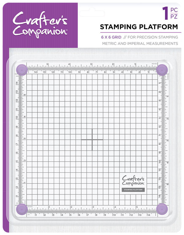 Crafter's Companion Stamping Platform & Magnetic Base-8X8
