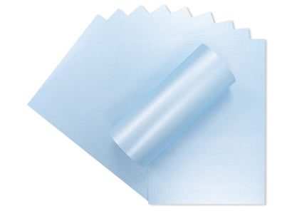 Crafter's Companion Centura Pearl Single Colour A4 10 Sheet Pack - Baby Blue