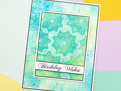 Crafter's Companion Clear Acrylic Stamp - Majestic Mandalas