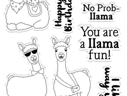 Crafter's Companion Clear Acrylic Stamp – You are a llama fun