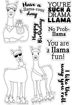 Crafter's Companion Clear Acrylic Stamp – You are a llama fun