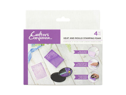 Crafter's Companion Heat and Mould Stamping Foam - Pack of 4