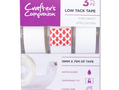 Crafter's Companion Low Tack Tape 3pk