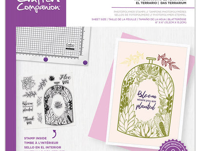 Crafter's Companion Photopolymer Stamp - The Terrarium