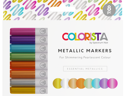 Colorista - Metallic Marker - Essential Metallics 8pc