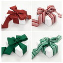 Crafter's Companion - Chunky Ribbon - Red and Green 4pc