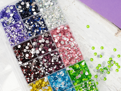 3mm and 5mm Assorted Crafitng Gems Pack