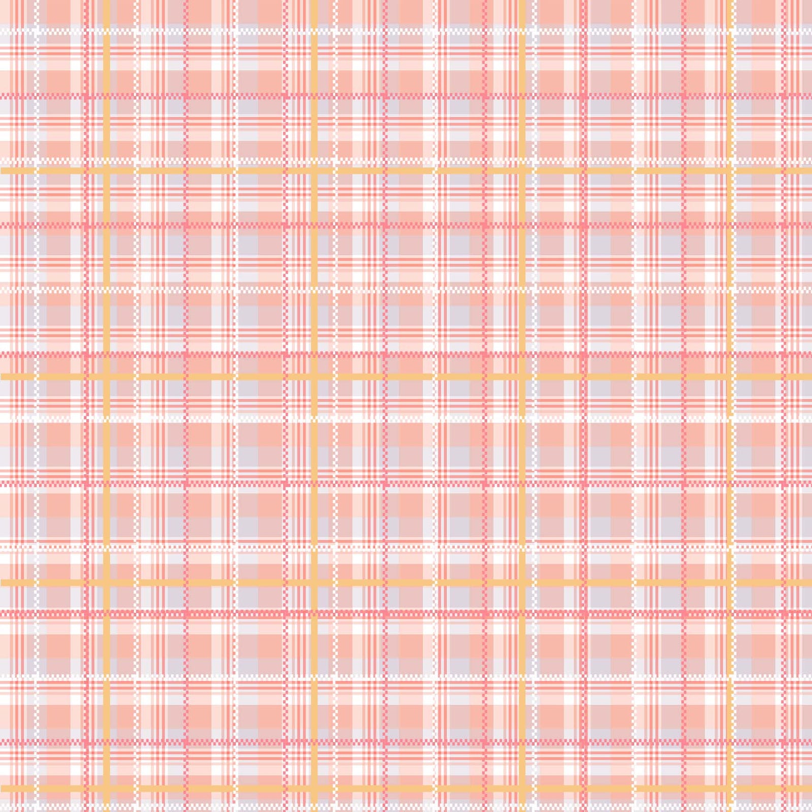 Crafters Companion 6 x 6” Paper Pad - Blush Pastel Plaid