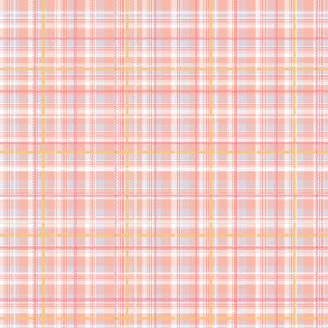 Crafters Companion 6 x 6” Paper Pad - Blush Pastel Plaid