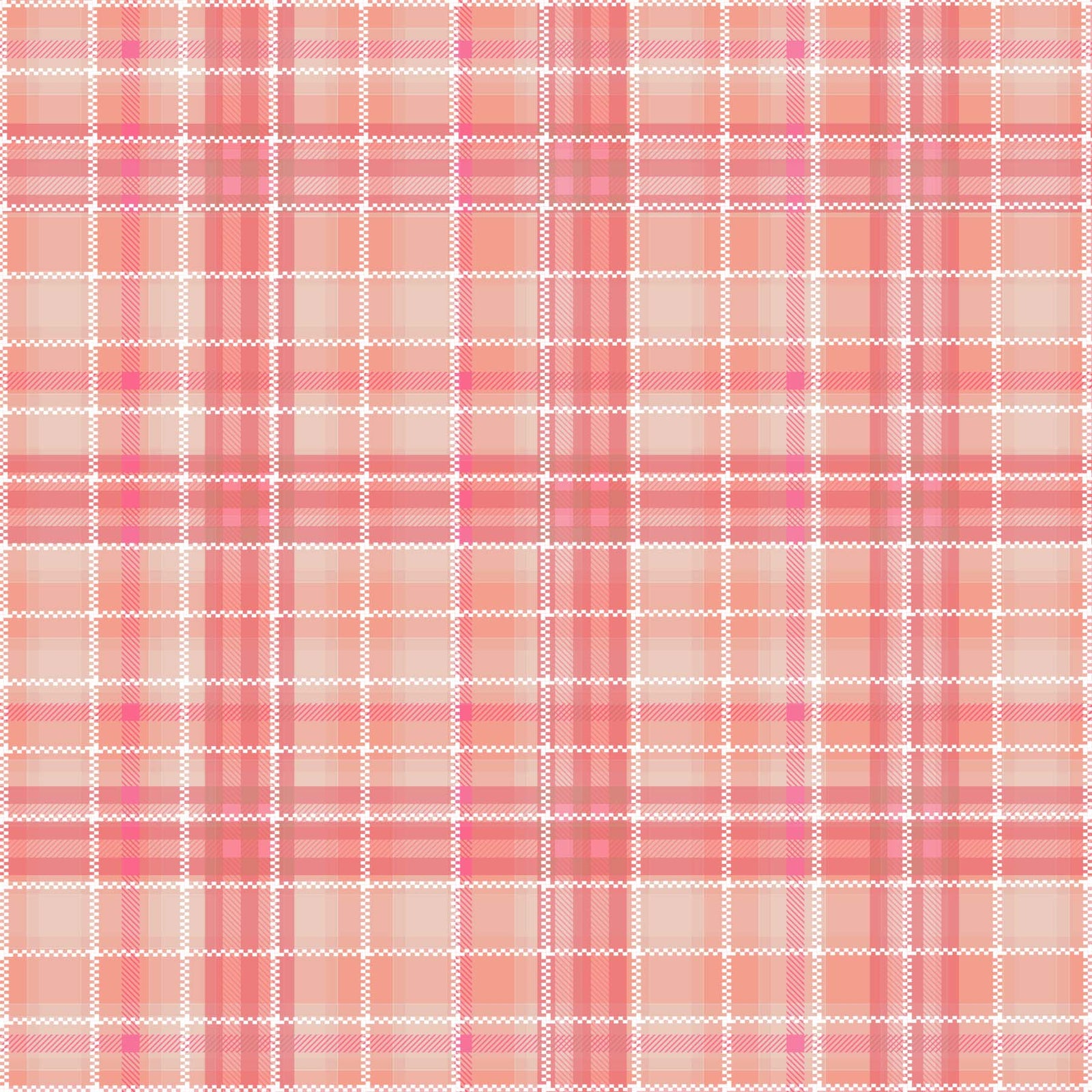 Crafters Companion 6 x 6” Paper Pad - Blush Pastel Plaid