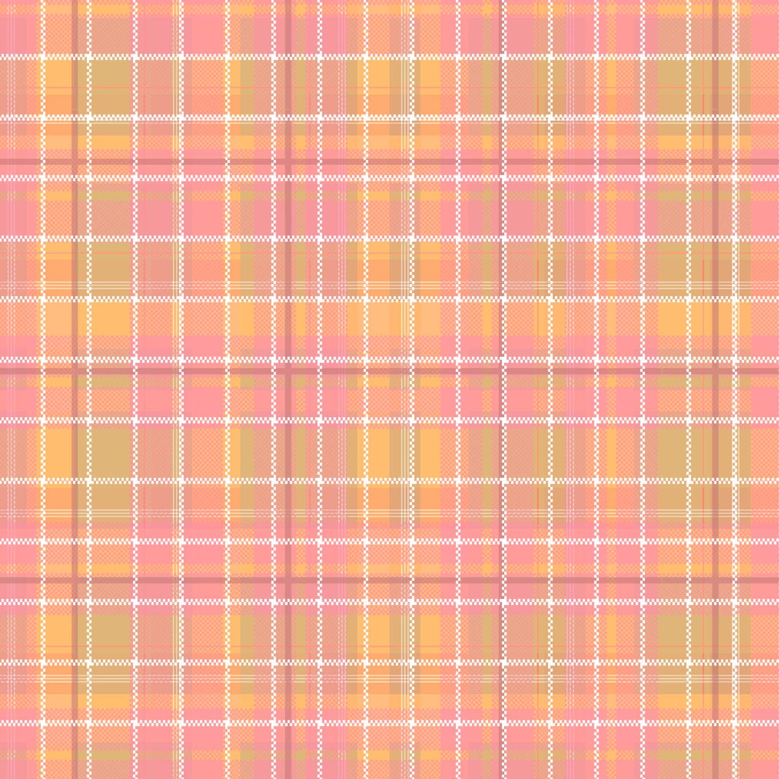 Crafters Companion 6 x 6” Paper Pad - Blush Pastel Plaid