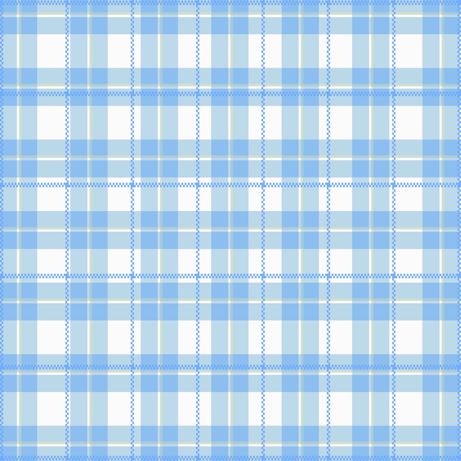 Crafter's Companion 12 x 12" Paper Pad - Blue Pastel Plaid