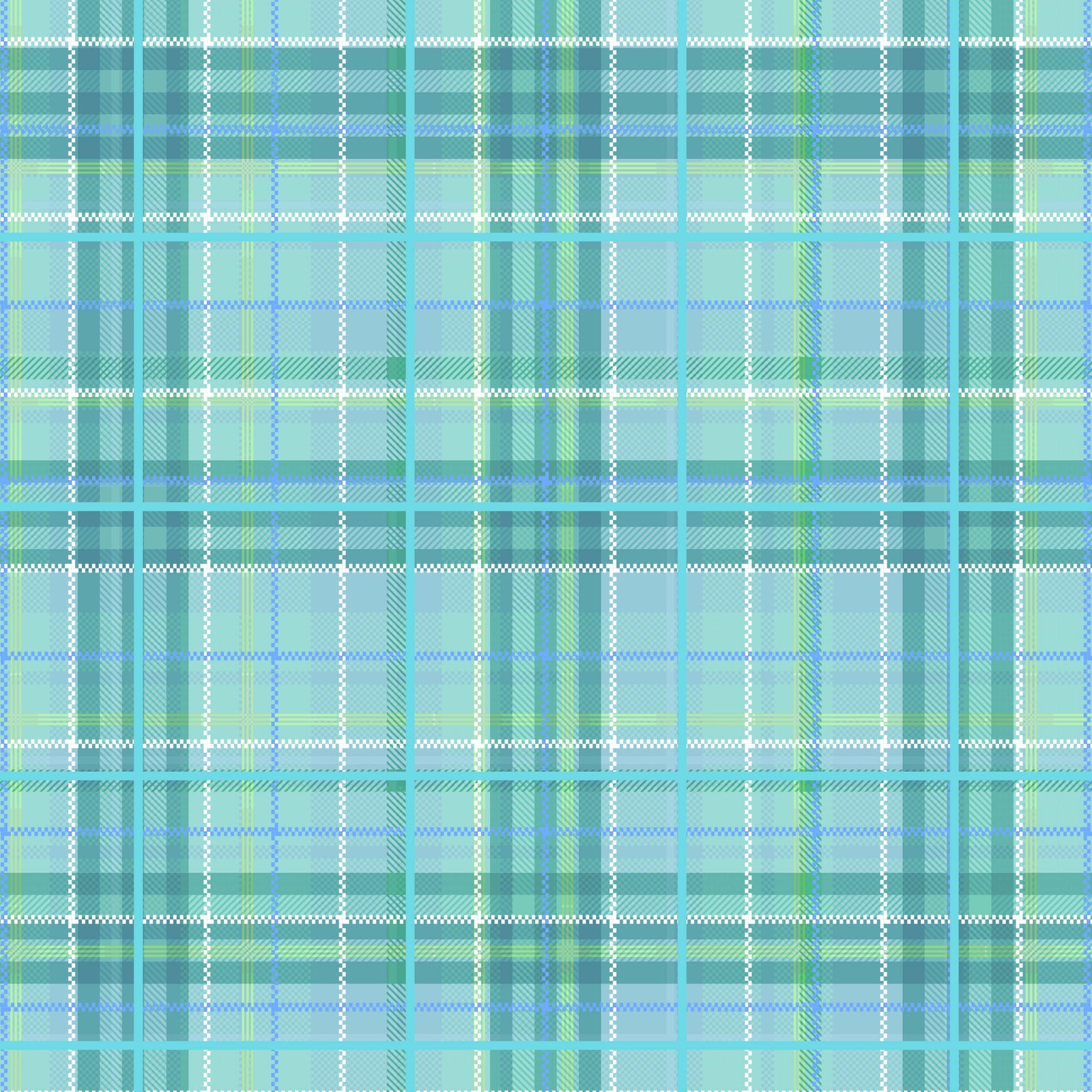 Crafter's Companion 12 x 12" Paper Pad - Blue Pastel Plaid