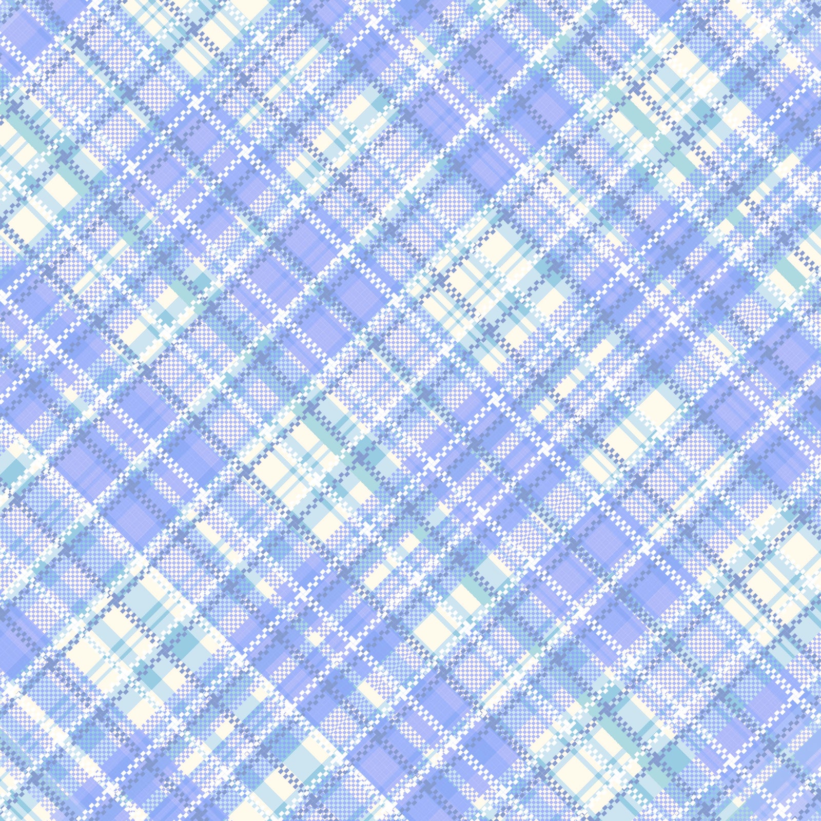 Crafter's Companion 12 x 12" Paper Pad - Blue Pastel Plaid