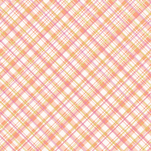 Crafters Companion 6 x 6” Paper Pad - Blush Pastel Plaid