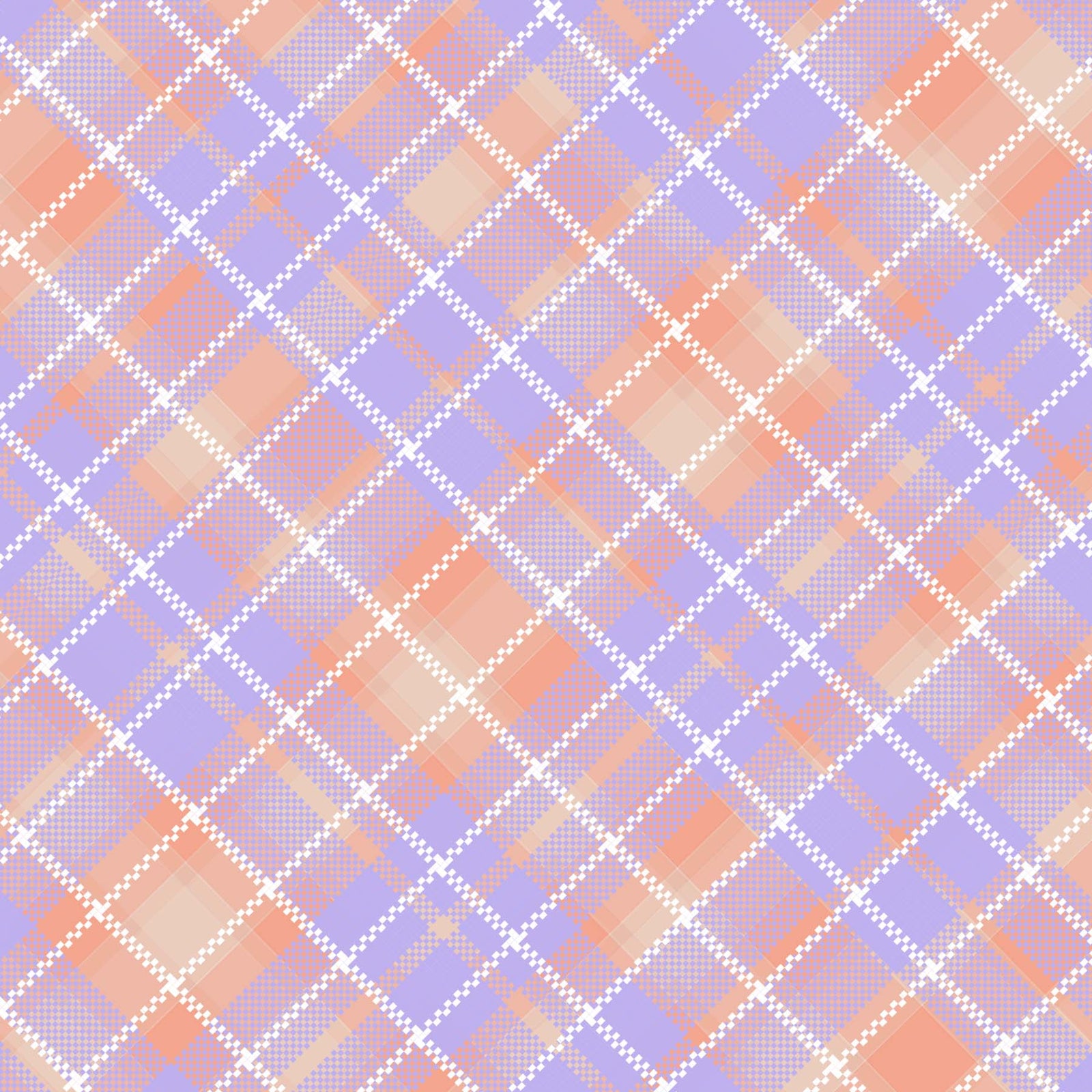 Crafters Companion 6 x 6” Paper Pad - Blush Pastel Plaid