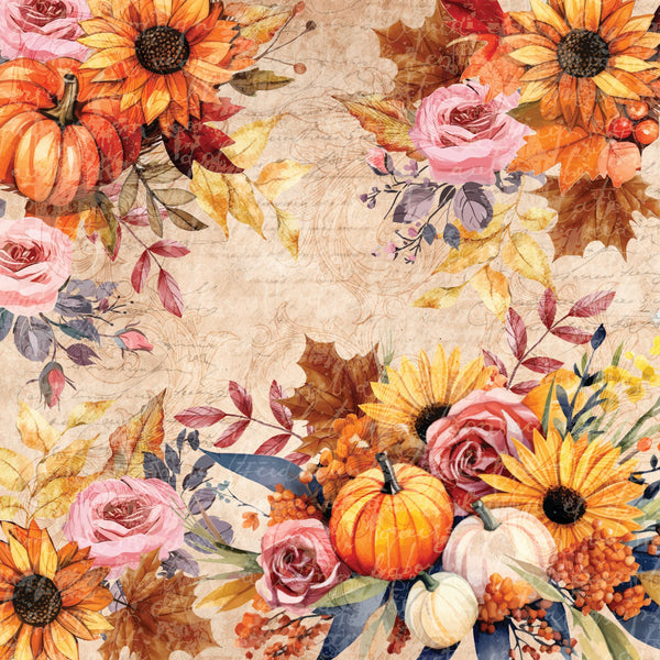 Crafters Companion Thanksgiving Collection 6” x 6” Paper Pad