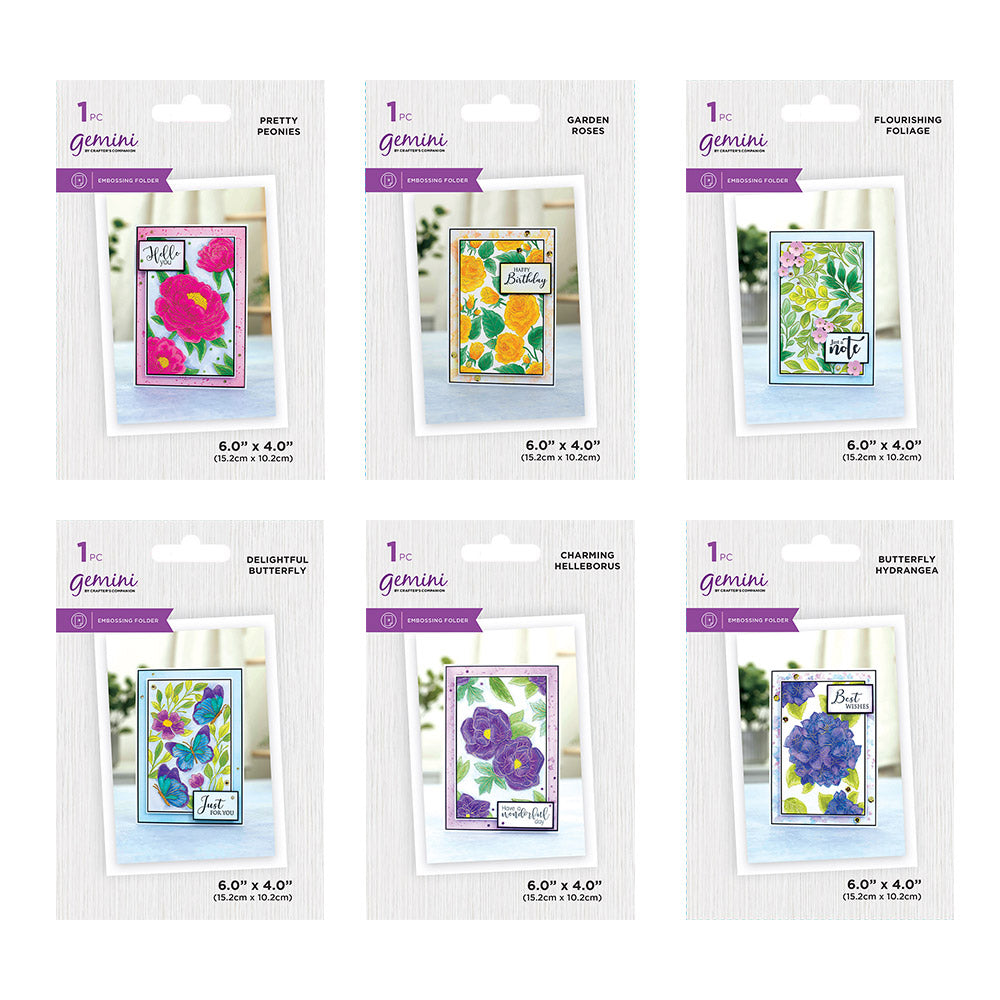 Gemini Illustrated Embossing Folder Collection