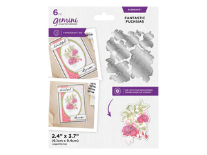 Gemini Elements Floral Decoupage Die - Fantastic Fuchsias